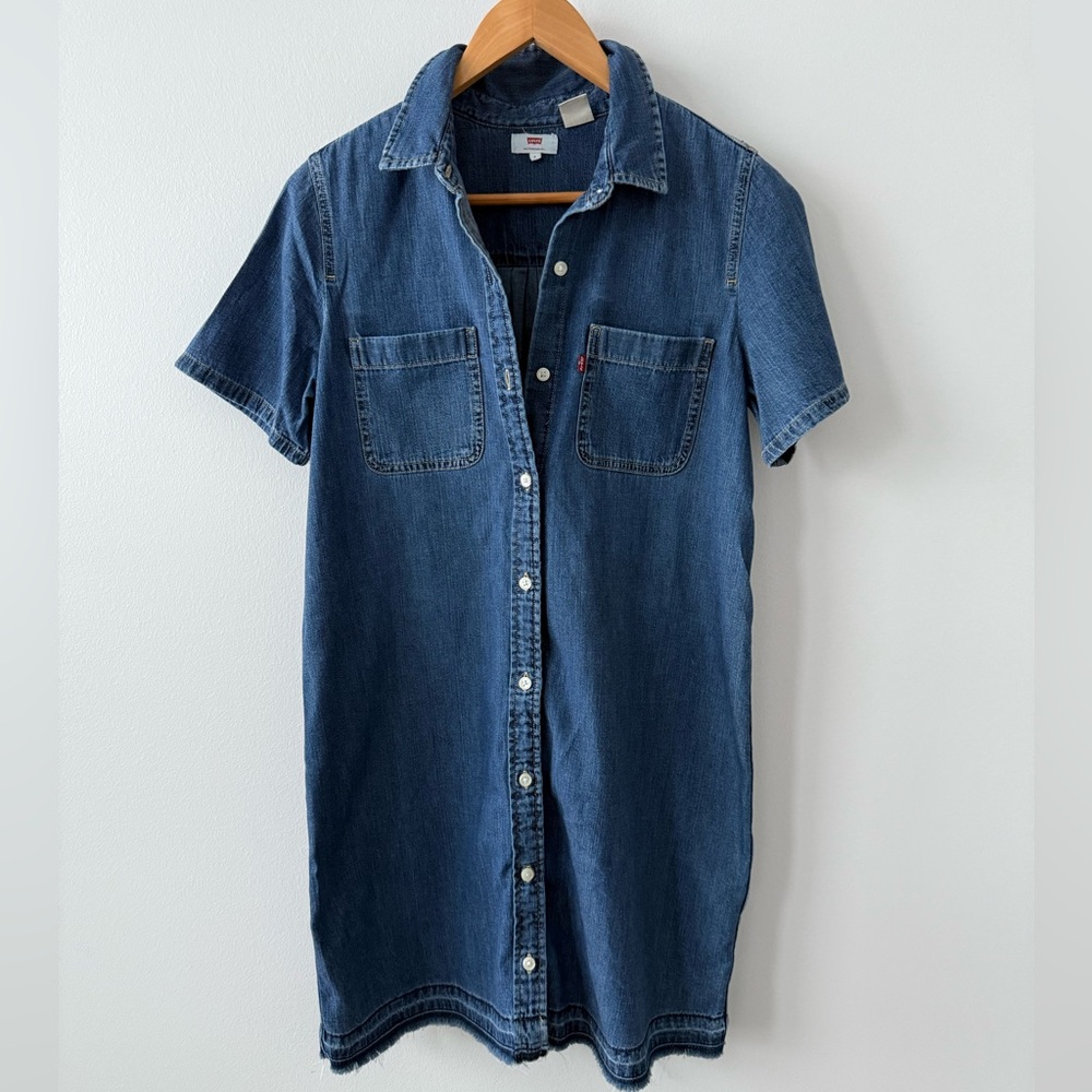 Levi's Short Sleeve Denim Dress